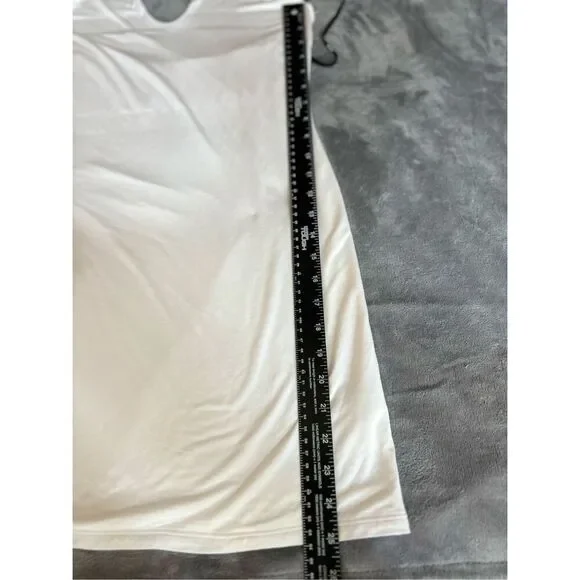 Revolve SER.O.YA Dress Womens Size Large White Lana Mini Sleeveless Halter Shrug - Picture 8 of 12